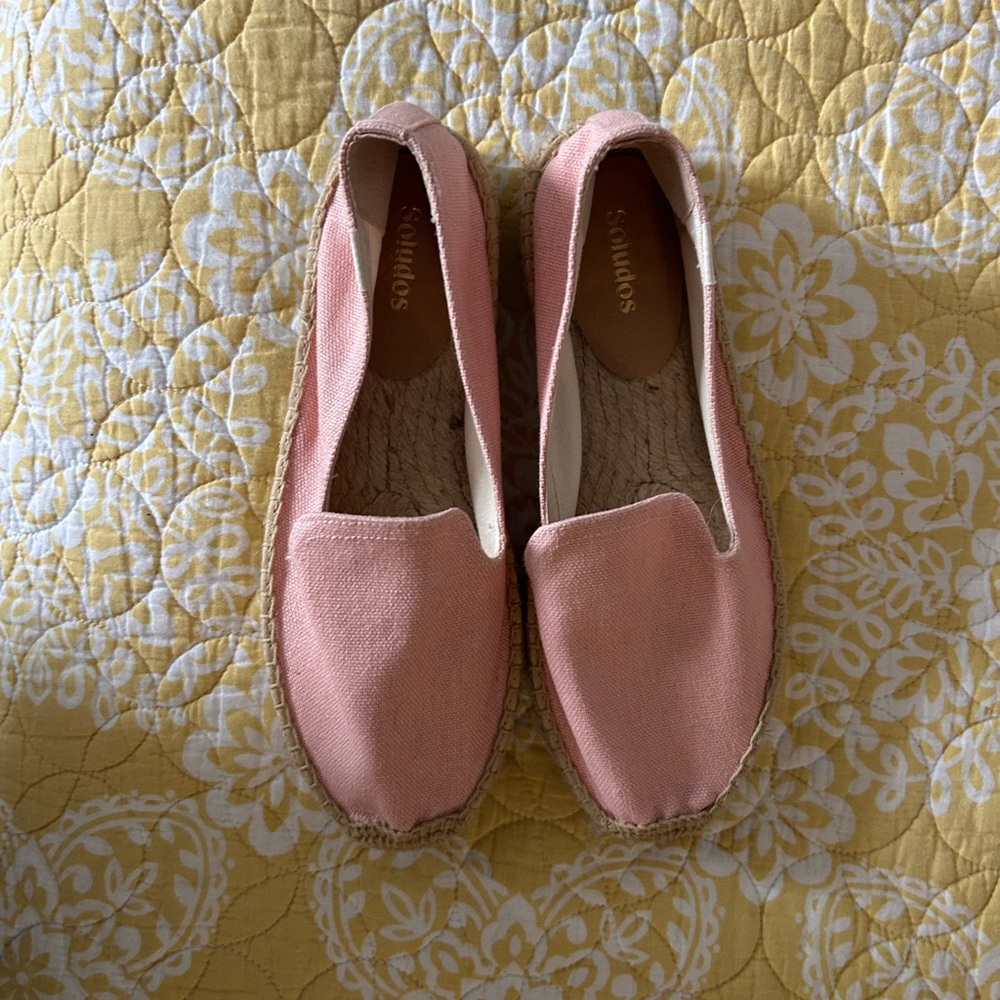Soludos Pink Espadrilles